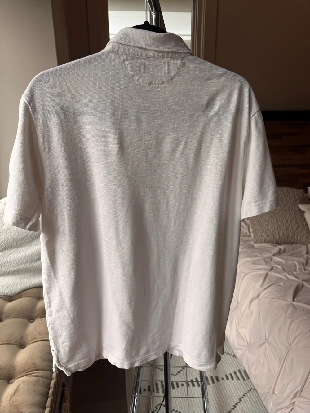 Polo Ralph Lauren White Polo Shirt - Size L w/ Nautical‎ Emblem